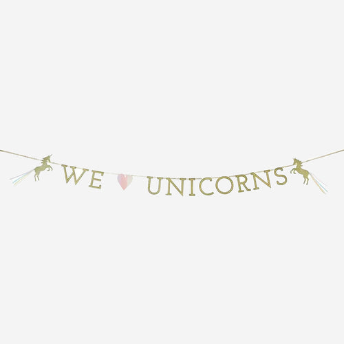 We ♥ Unicorns Magical Garland