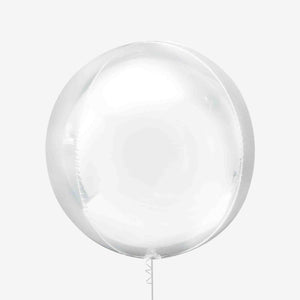 White Orbz Balloon