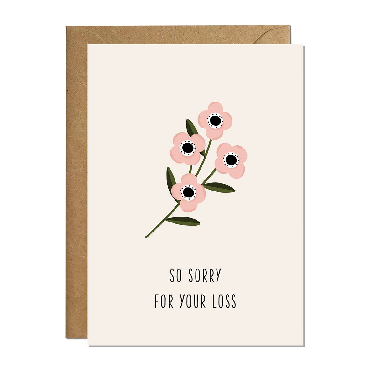 So Sorry for Your Loss | Sympathy Card | Greeting Card – The Balloon Works