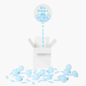 It's a Boy Bubble Balloon in a Box