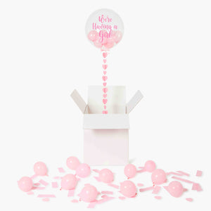 It's a Girl Bubble Balloon in a Box