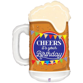 Shape Cheers Birthday Beer