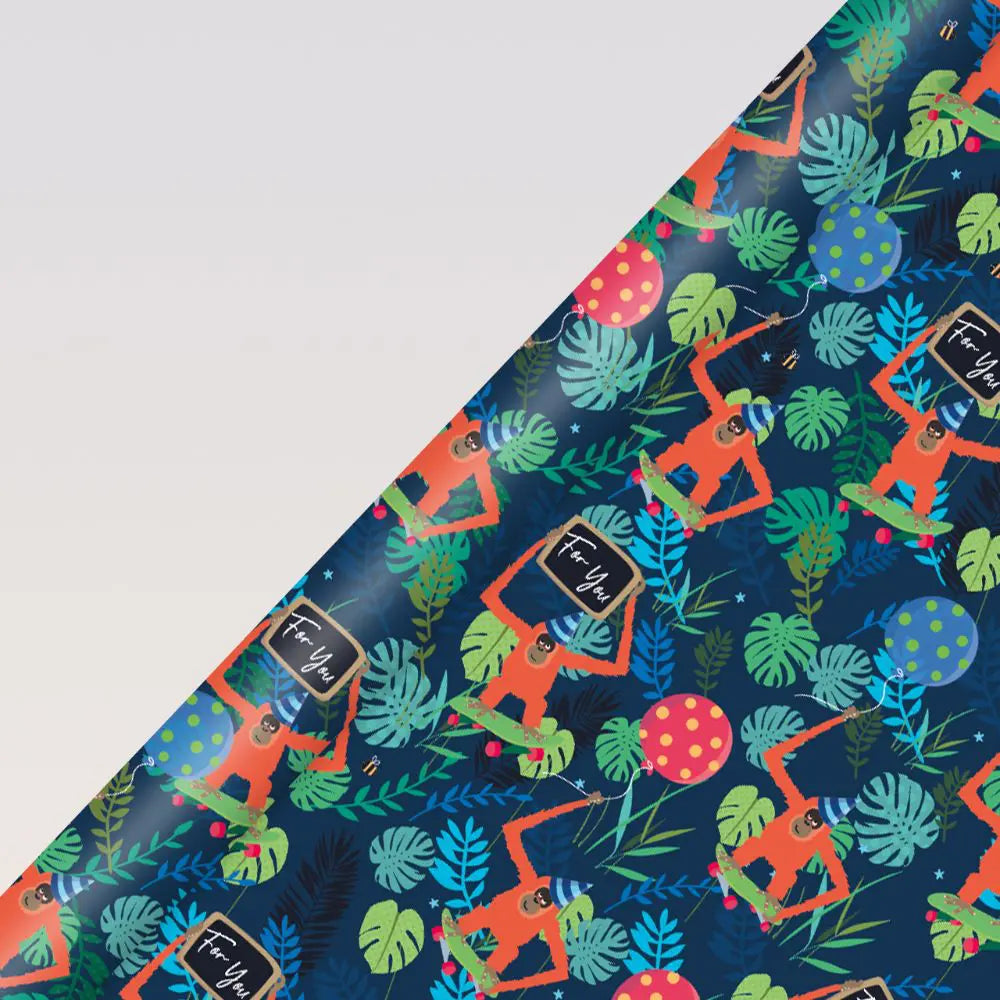 Wrapping Paper Belly Button Orangutan – The Balloon Works