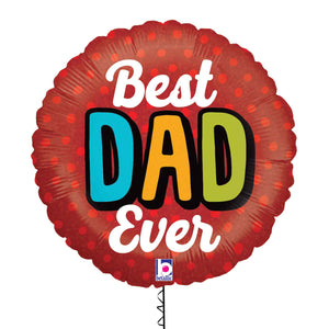 Best Dad Ever Foil Balloon