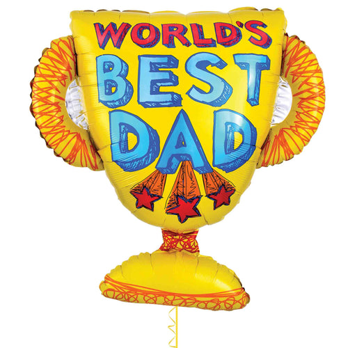 World's Best Dad Foil Balloon