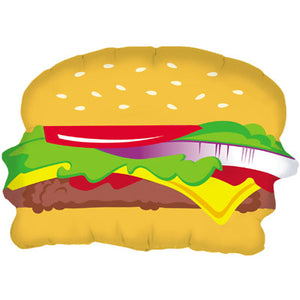 Hamburger Foil Balloon