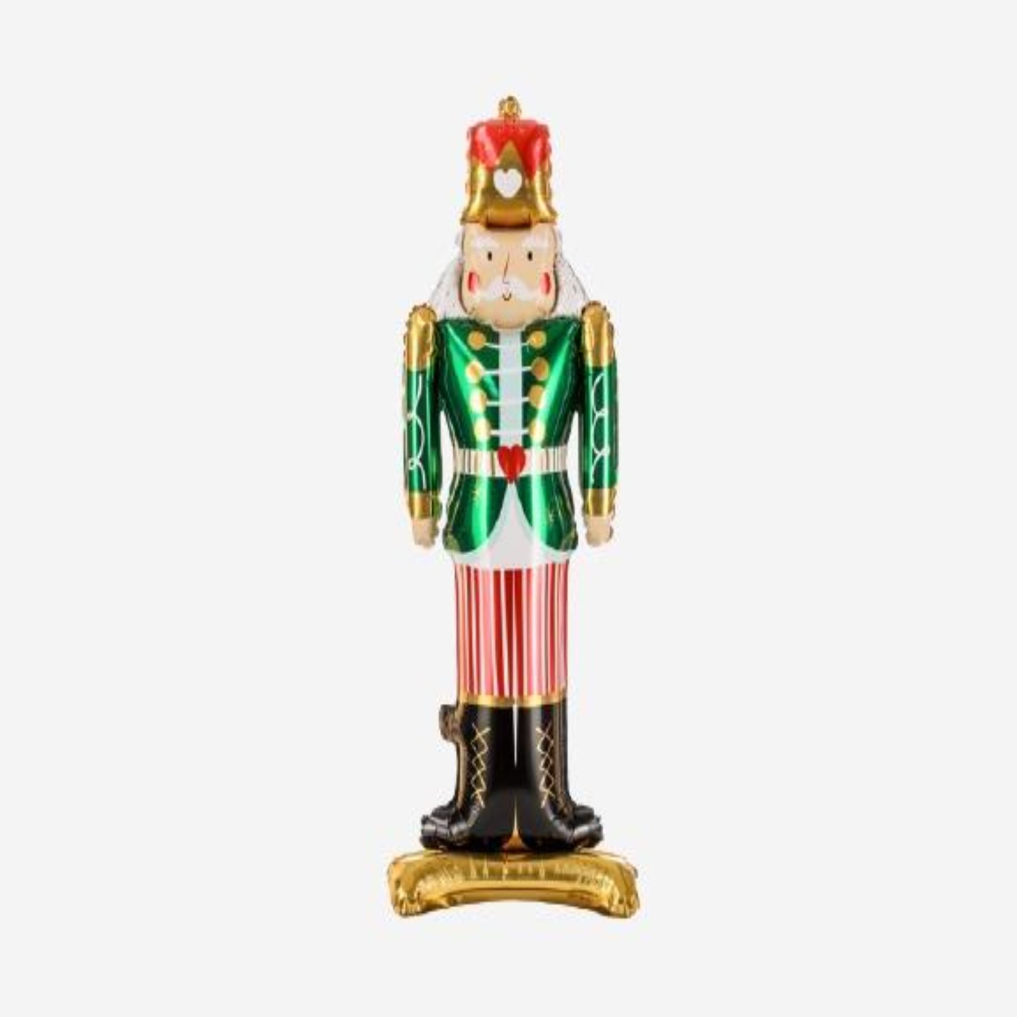 Standing Nutcracker Inflated Foil Balloon