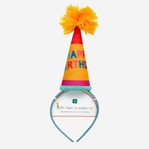 Colourful Birthday Party Hat Headband