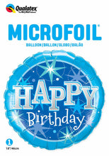 Birthday Blue Sparkle Foil Balloon