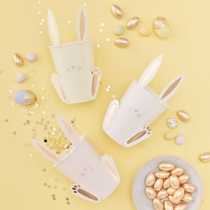 Easter Bunny Paper Cups With Ears