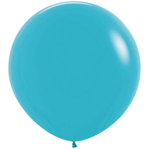 Caribbean Blue Giant 3ft Latex Balloon