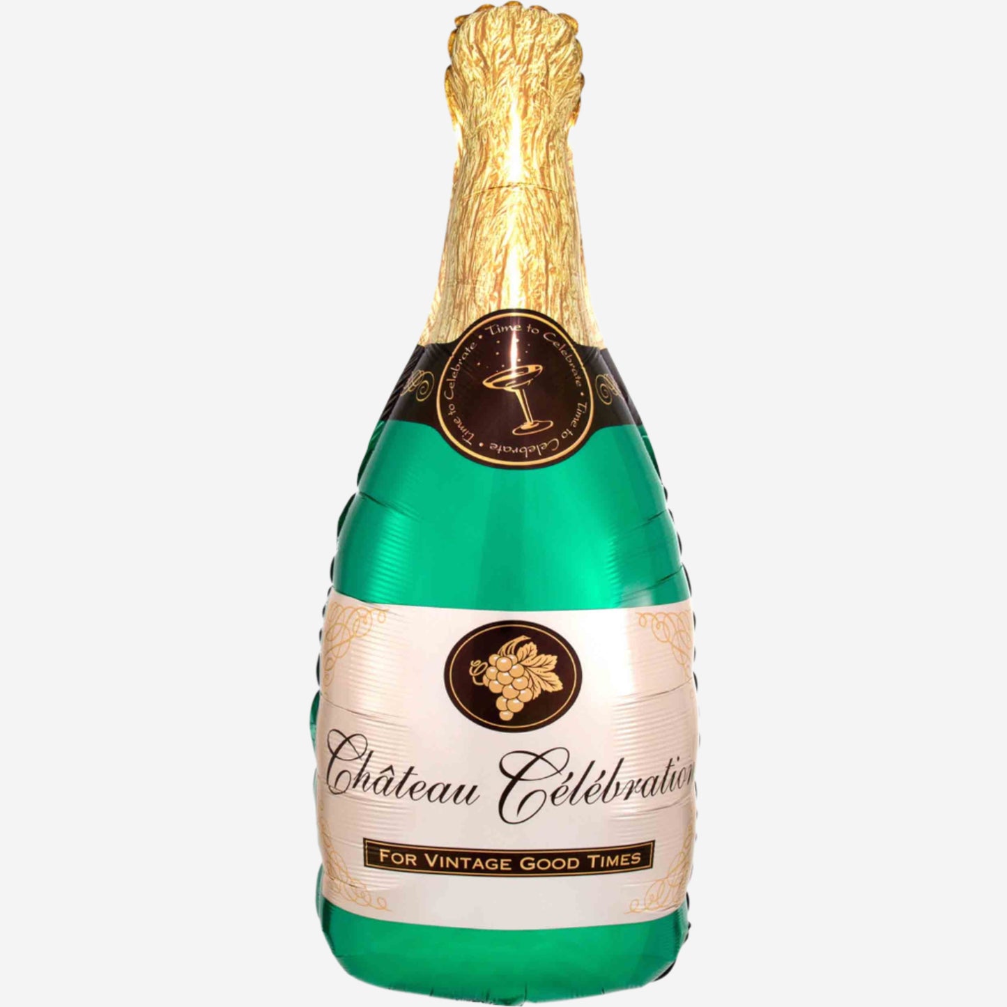Champagne Bottle Inflated Foil Balloon