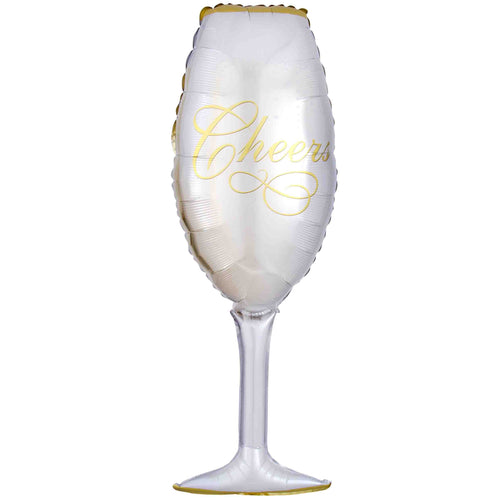 Champagne Glass Foil Balloon