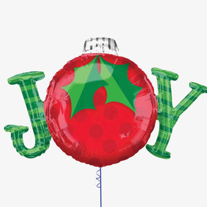 Christmas Joy Supershape Foil Balloon