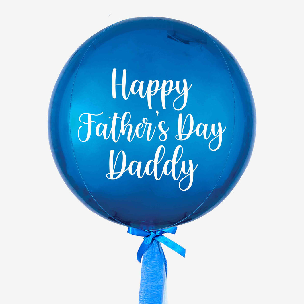 Personalised Father's Day Orbz Balloon