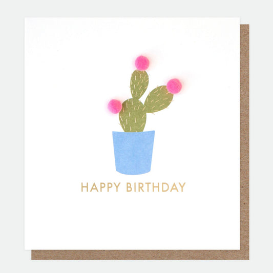 Cactus Happy Birthday Card