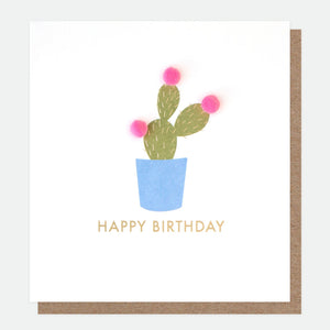 Cactus Happy Birthday Card