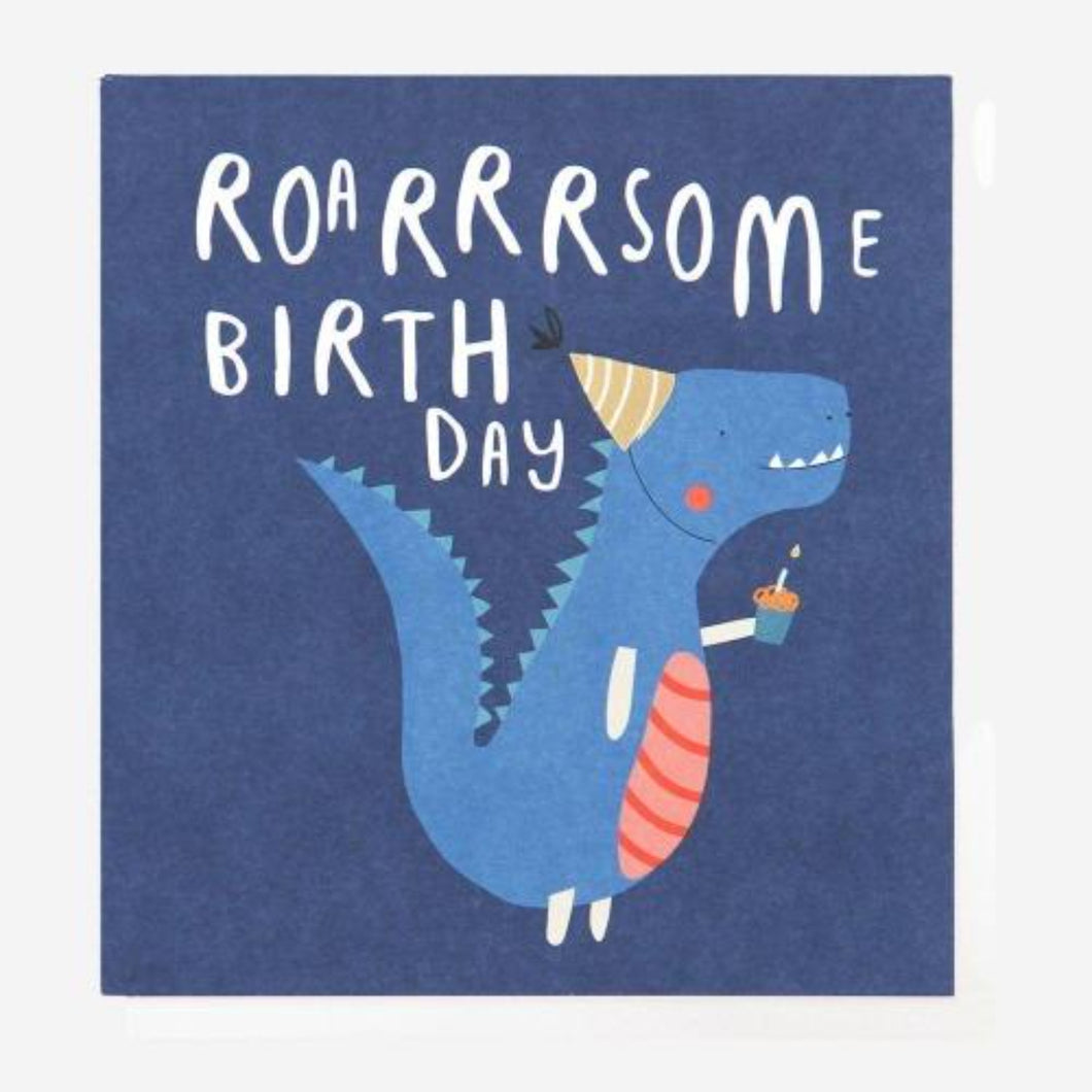 Party Dinosaur Roarsome Birthday Card