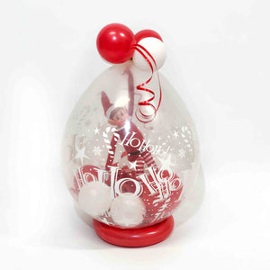 Elf Balloon Arrival Ho Ho Ho