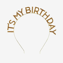 Luxe Gold Happy Birthday Headband
