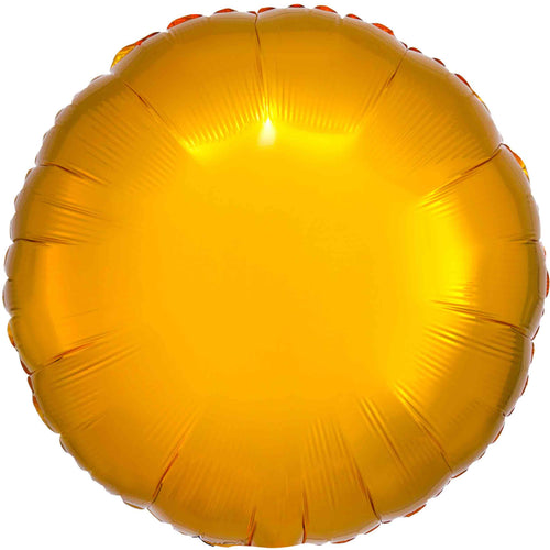Gold Circle Inflated Foil Balloon