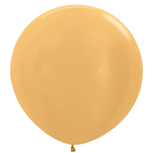 Gold giant 3ft latex balloon
