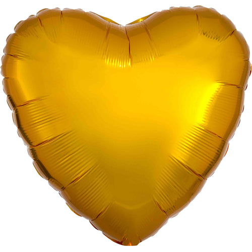Gold Heart Foil Balloon