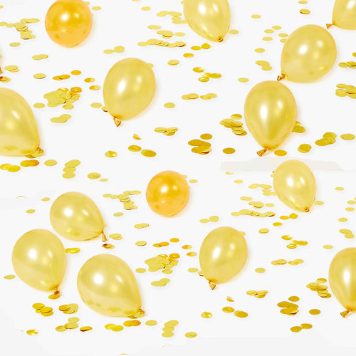 12 Mini Balloons Gold