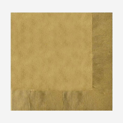 Gold Paper Napkins