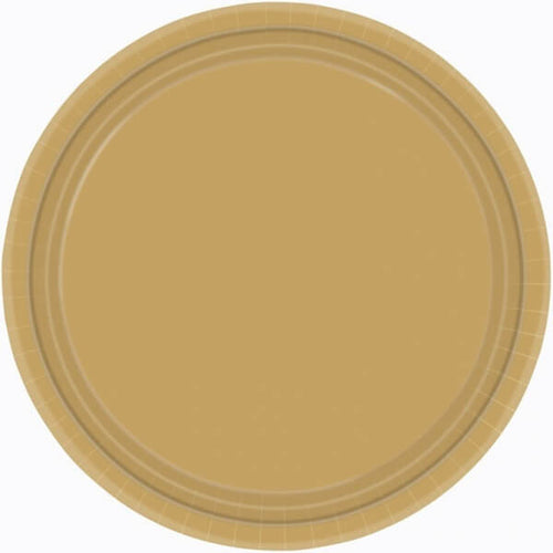 Gold Paper Plates (8 pack)