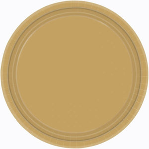 Gold Paper Plates (8 pack)