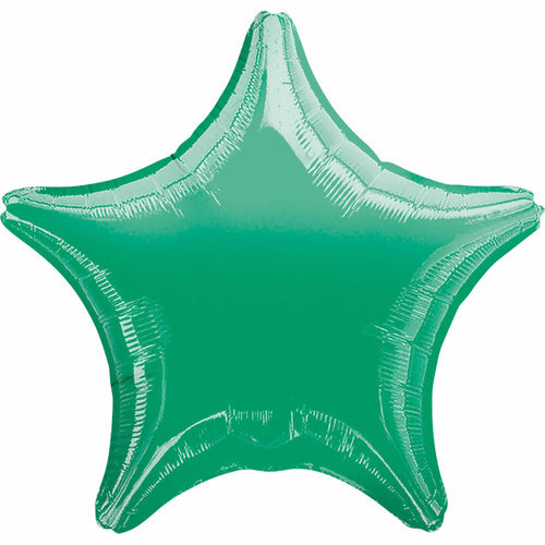 Green Star Foil Balloon