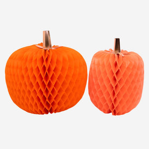 Large Halloween Honeycomb Pumpkins