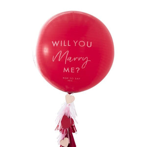 Will You Marry Me Proposal Balloon Inflated