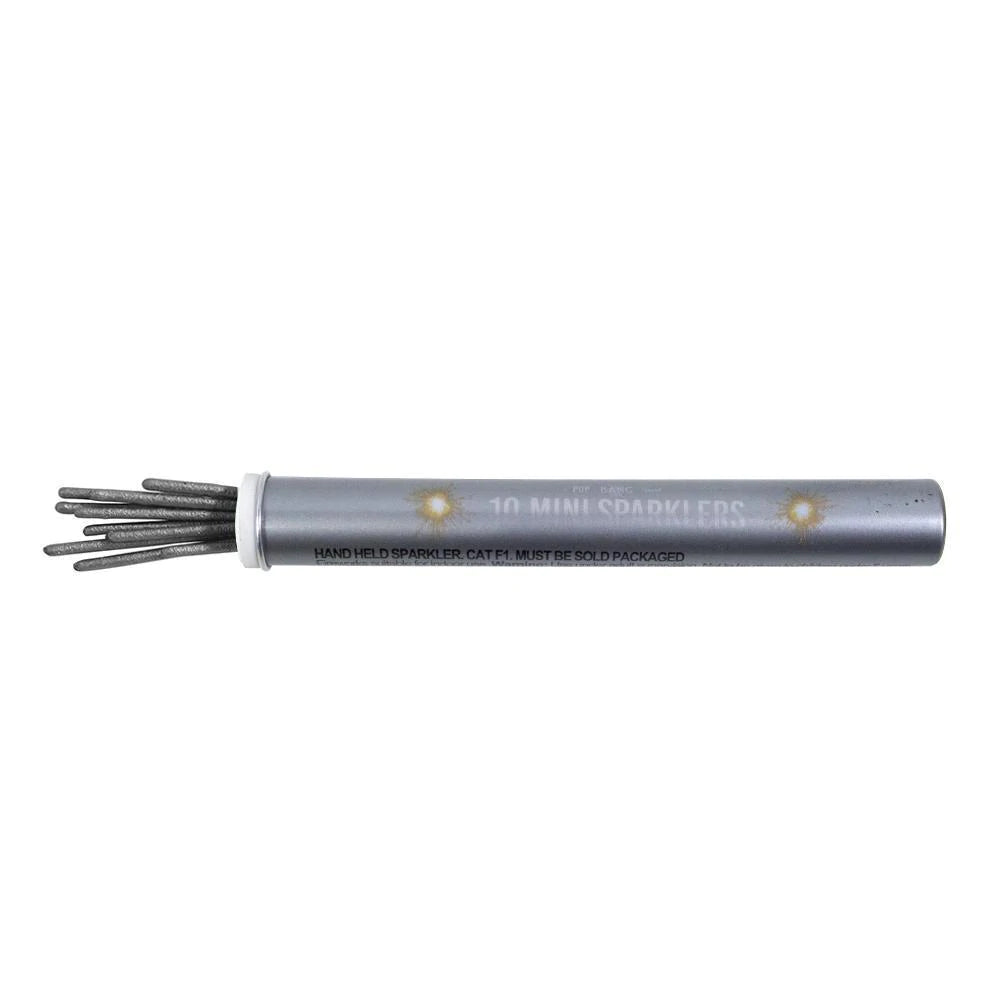 Pop Bang Spark Tube Silver Sparklers