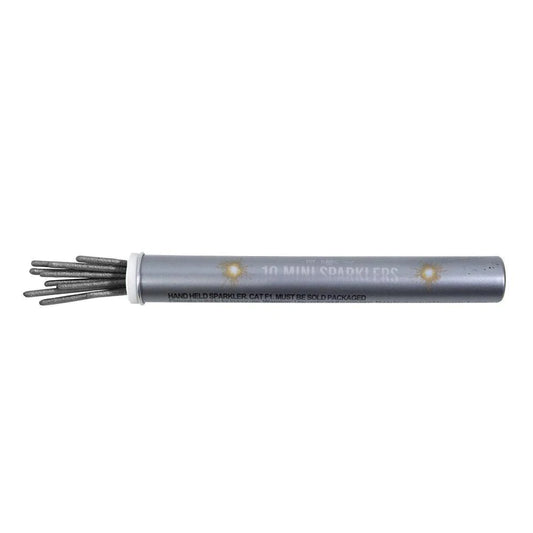 Pop Bang Spark Tube Silver Sparklers