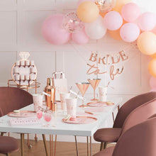 Team Bride Blush and Rose gold Hen Party Confetti