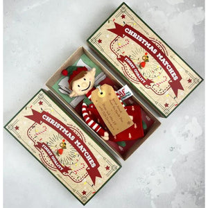 Elf for Christmas Baby Boy in North Pole Matchbox