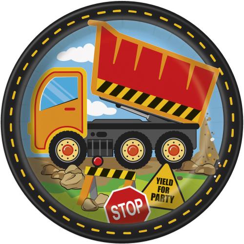 Construction Party Plates