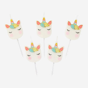 We Heart Unicorns Cake Candles