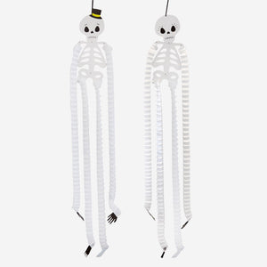 Halloween Skeleton Paper Honeycomb Hanging Decorations
