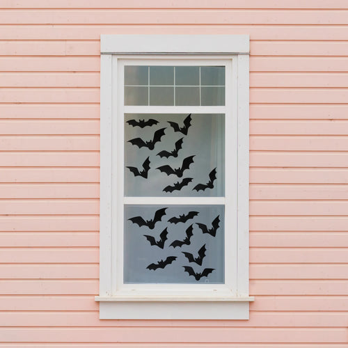 24 Piece Bat Window Clings