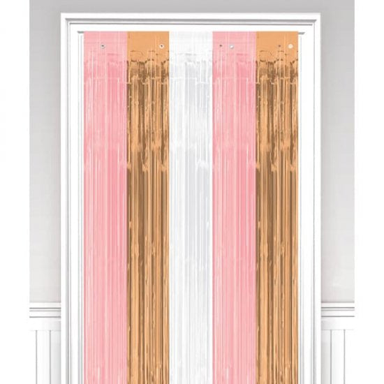 Rose Gold & Blush Door Curtain