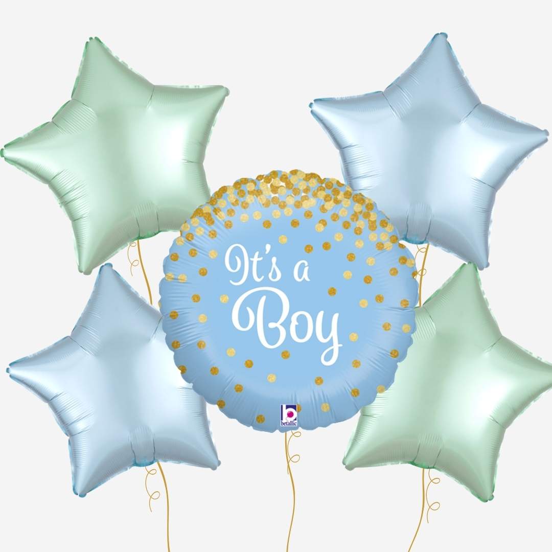 It's a Boy Baby Balloon Bouquet