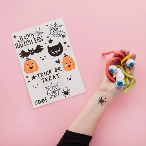 Halloween Character Temporary Tattoos