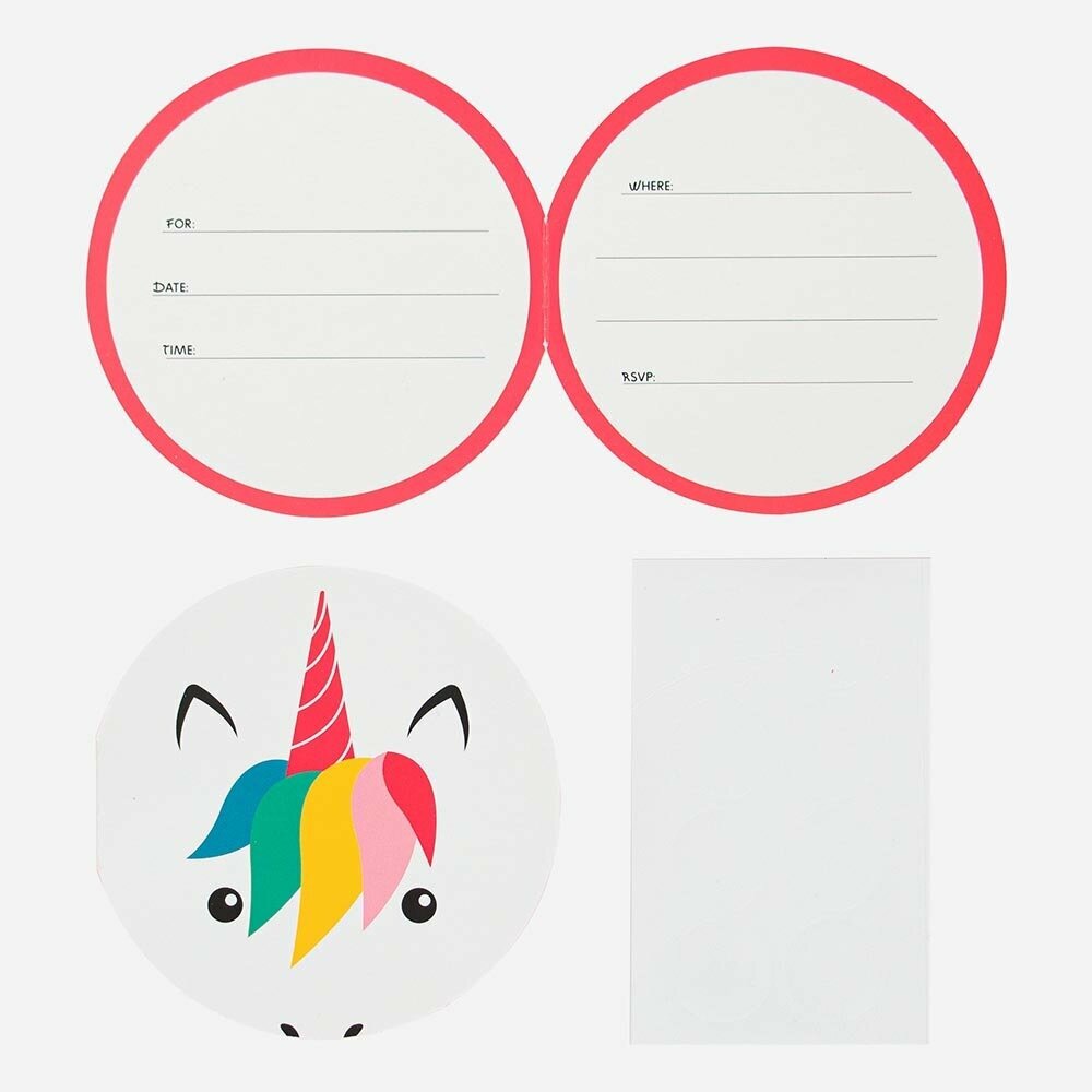 Unicorn Party Invitations