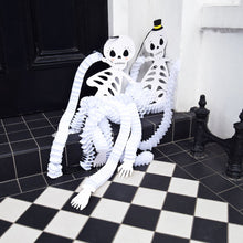 Halloween Skeleton Paper Honeycomb Hanging Decorations