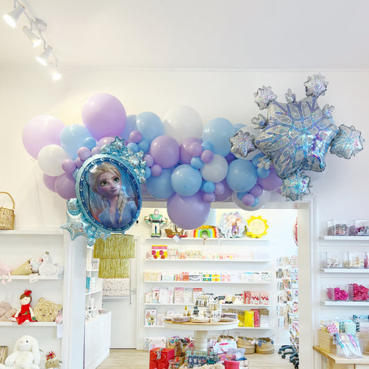 Frozen Inflated Balloon Garland 2m