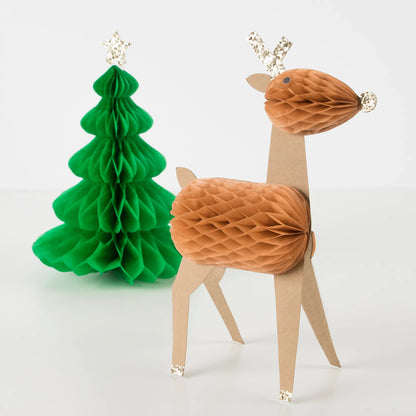 Honeycomb Christmas Characters (x 10)