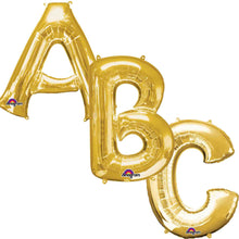 Large gold letter balloon